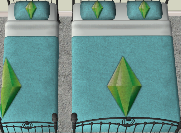 Plumbob Bedding (Requested at MTSi) Bedding1