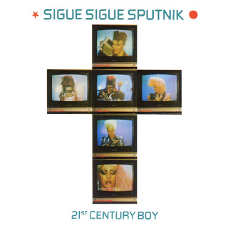 Sigue Sigue Sputnik - 21st Century Boy (1986) 45RPM Cover