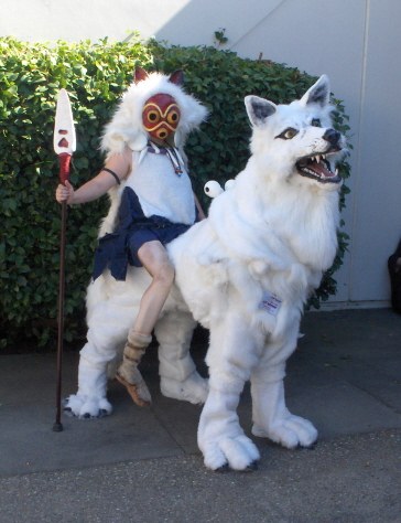 El juego de las imágenes Cosplay-mononoke