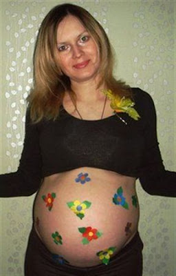 Seni Melukis Perut Wanita Hamil Best_Pregnant_Belly_Painting__23