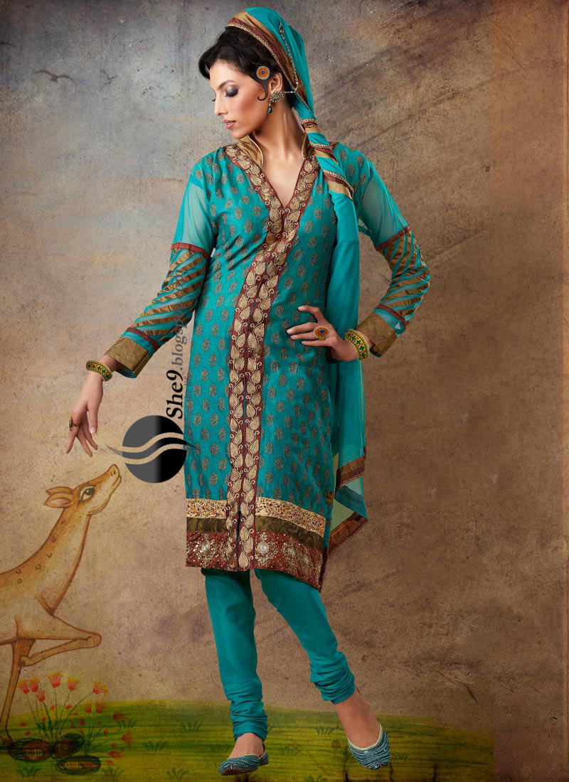 بلوزات هنديه Beautiful%2Band%2Blatest%2BIndian%2Band%2BPakistani%2BCultural%2BDresses%2Bwww.She9.blogspot.com