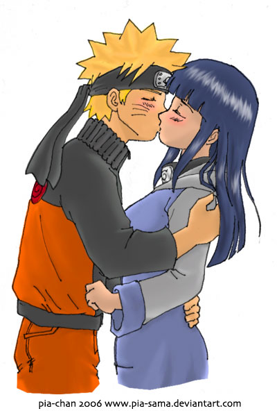 Una Tardecita con Hinata <3 NAruto_and_Hinata_kiss_2_color_by_Pia_sama