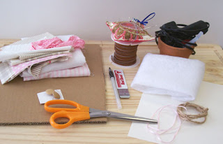 طريقة عمل غطاااء لسلة  Materials