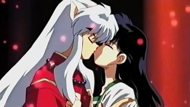 Parejas♥ InuYasha%2BKagome%2BKiss%2Bfrom%2BMovie