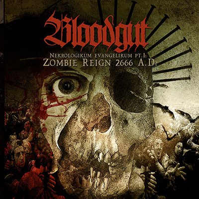 Bloodgut - Nekrologikum Evangelikum Pt. I- Zombie Reign 2666 A.D. (2010) Cover