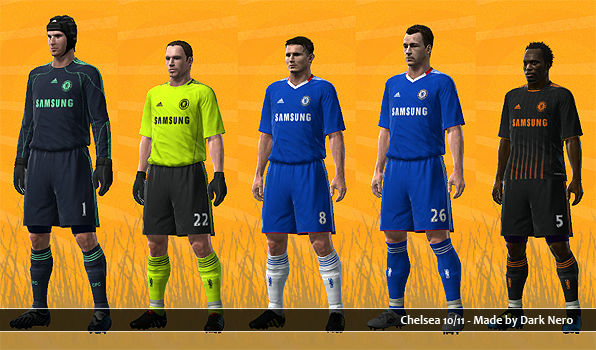 Pes 2010 - Chelsea 10/11 Kit Set Preview