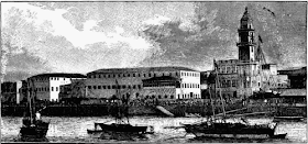 تاريخ عمان صور نادرة Exterior-View-of-the-Sultan-s-Palace-Zanzibar