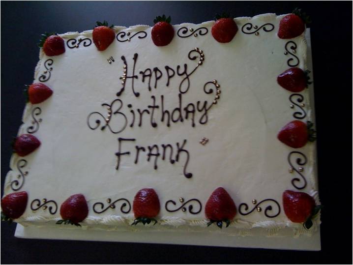 Happy birthday Franck Cake