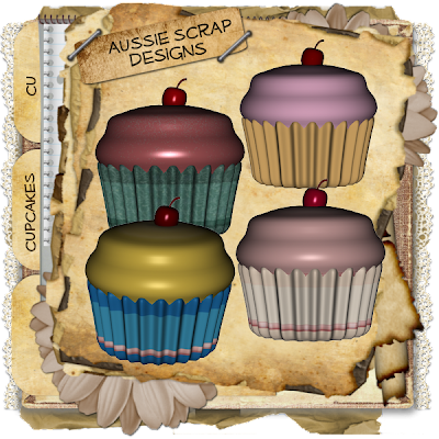 Cupcakes - By: Aussie Scrap Designs Cupcakes_Preview