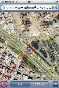 iPhone'da Harita Uygulaması ve GPS Maps_gps_01