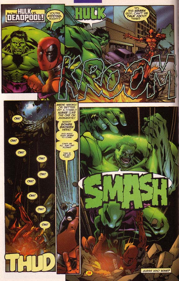 Marvel vs DC. Hulk_vs_Deadpool