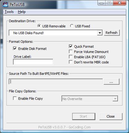 Instalar Windows XP desde un Pendrive o disco USB Petosusbformatz