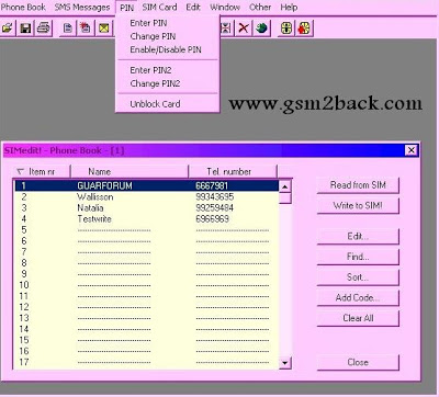 Free SIM Editor for P-KEY SimEdit-PKEY2