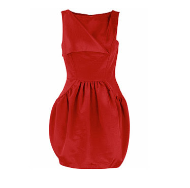 Effi's drabužinė. Folded-red-dress