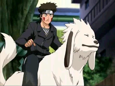 Jutsus del clan Inuzuka KibaAkamaru