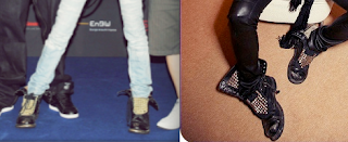 Ke$ha with the same boots as Bill's! Botas