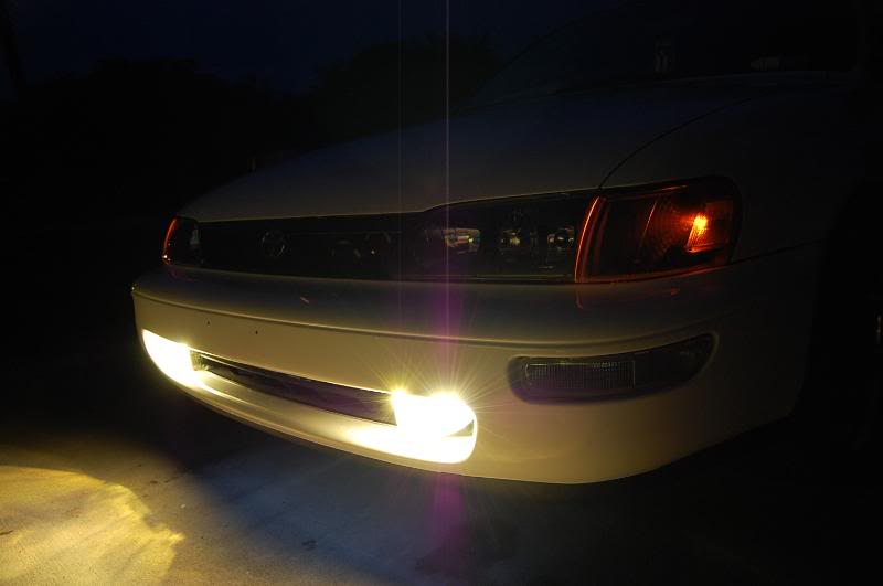 DIY Front Bumper Fog Lights with HID's Corolla 93 - 97 Funtime030