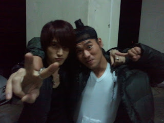 3/10/2010 [PHOTOS]Jaejoong with SungKyunKwan Scandal's Kang Sung Pil 1