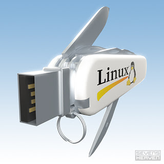 Membuat USB FD jadi booting Linux Illustration-illustratie_linux-usb-stick