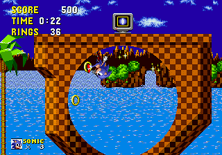 Sonic The Hedgehog - MegaDrive Soniclooping