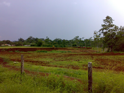 Inició la construcción de la pista Los Laureles de Pital Foto1455