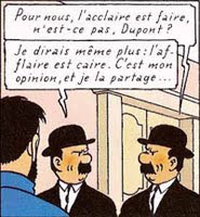 Le saviez-vous ? Comment différencier Dupond et Dupont, les amis de Tintin? Dupond-et-dupont-2