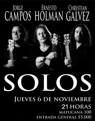 Campos, Holman, Galvez "SOLOS" weeeena!! 6 de nov! Bajos-sin-logos