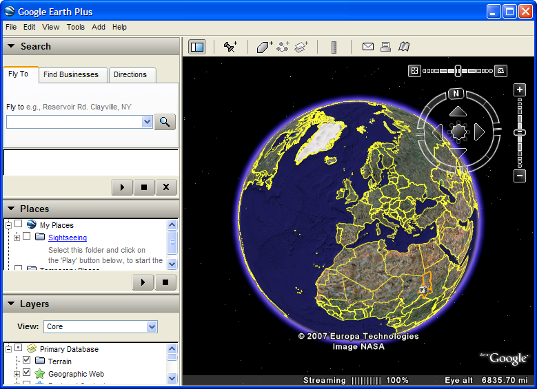  شاهد الارض من منزلك [Portable Google Earth 6.0.0.1735] فقط 12 ميجا بايت  Googleearth