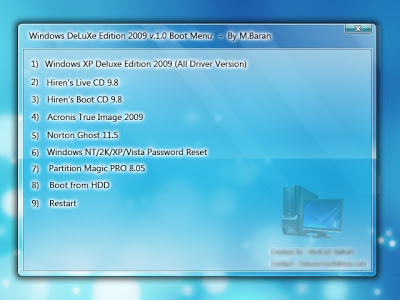 Windows XP Deluxe Edition 2009 1.0 Multi Bootable | 1.9 Gb 380bf1abafa4cce073b8cc2d0fe920a5