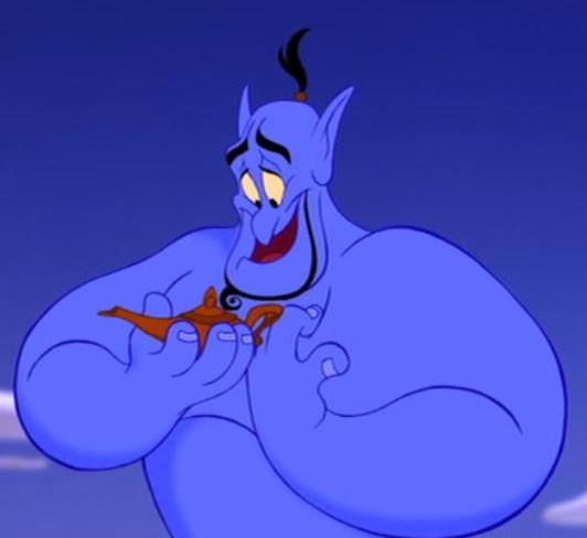 Tus personajes Disney favoritos GenioAladdin