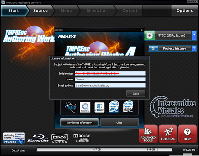 TMPGEnc Authoring Works v4.0.4.24 Retail [Crea DVDs Personalizados Facilmente] Captura1