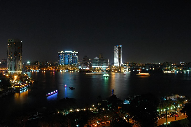 صور نادرة جدا لحريق القاهرة  Cairo_by_night