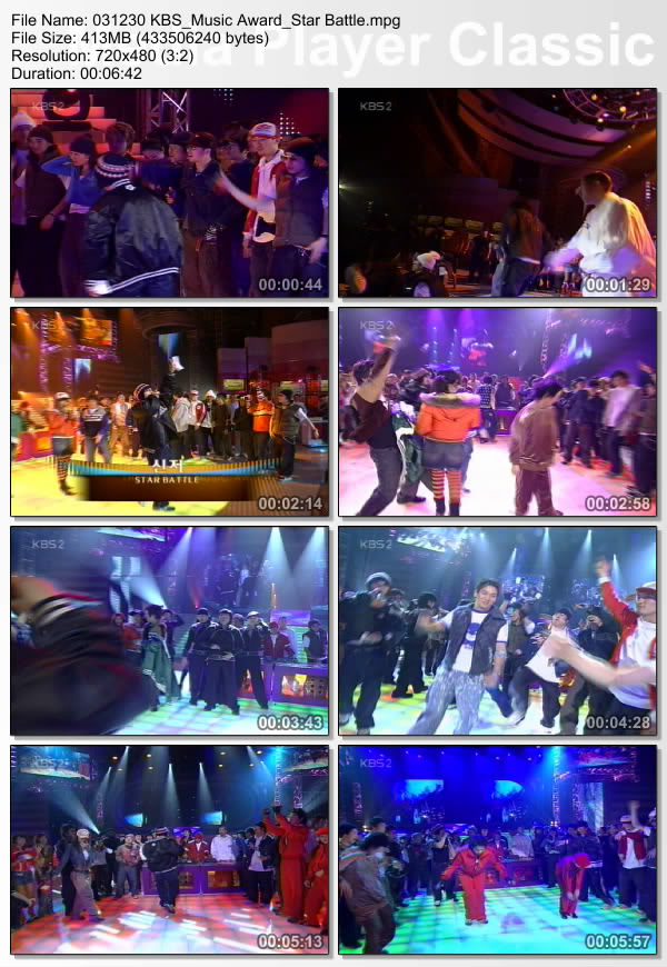 [031230] Hyori & Bi (Rain) - KBS Music Award Star Battle [413M/mpg] LeeHyori-BiRain-DanceBatle