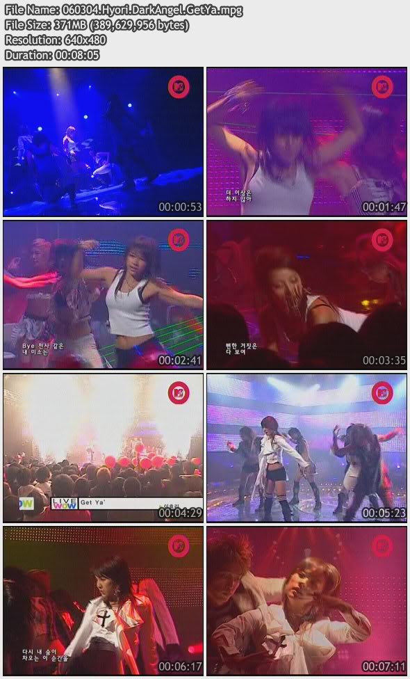 [060304] Hyori - Dark Angel & Get Ya [371M/mpg] 060304HyoriDarkAngelGetYa