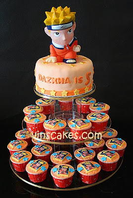 QUEM VAI ME DAR FELIZ ANIVERSÁRIO ??? Naruto-cupcake-tier