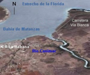 LA MASACRE DEL RÍO CANIMAR O MASACRE DEL BARCO XX ANIVERSARIO  Riocanimarmapa