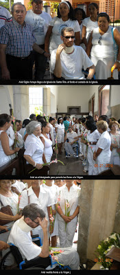 ARIEL SIGLER AMAYA ACOMPAÑÓ A LAS DAMAS DE BLANCO Y DAMAS DE APOYO EN LA IGLESIA DE SANTA RITA EL DOMINGO 20 DE JUNIO EL DÍA DE LOS PADRES ArielSiglerSantaRita_1