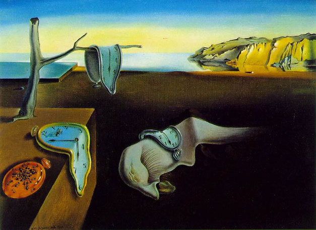 [Painting] Peinture sans toile. Dali-persistence-of-time