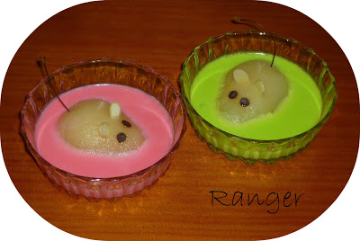 Ratones de pera en gelatina de fruta (por Ranger) P1010359