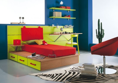 دلعى طفلك مع اجدد لمسات الديكور العصرى Modern-kids-room-decor-idea-2-554x389