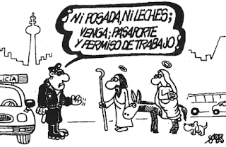 Delincuencia e inmigración en España. El segundo problema nacional. Forges-nadal