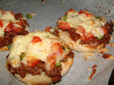 Tacos sur muffins anglais Tacos