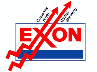 Les campagnes/rumeurs contre le réchauffement climatique étaient financées par les lobbys du pétrole et THINK TANK Exxon-chart