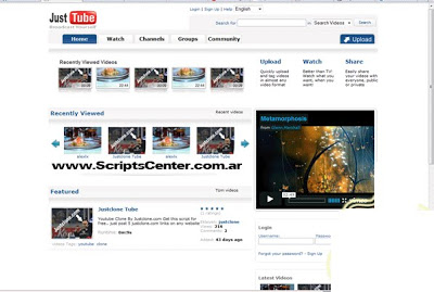 Script Clon de Youtube - Diseño 2010 - Codigo Abierto You-Tube-Clone