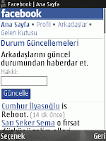 Facebook'a Turkcell-im ile Cep Telefonlarından Girmek Ceptefacebook1