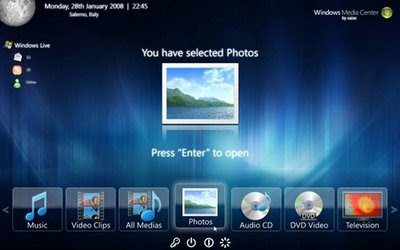 Screenshots of Windows Seven from Microsoft 10