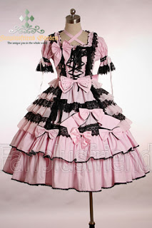 Gothic-Lolitas Dolly_Gothic_Lolita_Cross_Straps_Collar_Tiered_Trimmings_Dress_DR00086_01