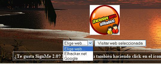 SignMe 2.0 - Segunda versin de mi libro de visitas en PHP Afiliaciones