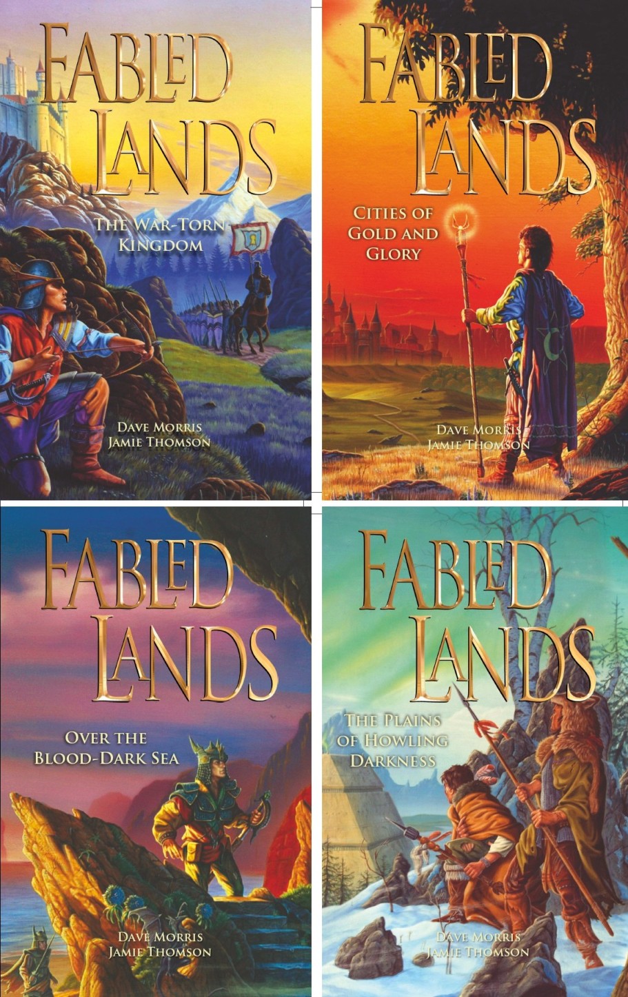 Réédition de la série Fabled Lands et fin de Dragon Warriors FLone-to-four-sm