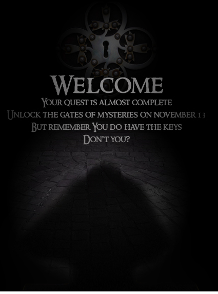 Is something supposed to happen on the 13th November? *edit* Are mysteries being unfold? Site